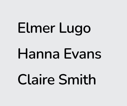 A screenshot of the app order overview on a mobile device.